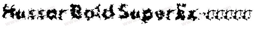 Hussar Bold SuperEx字体转换